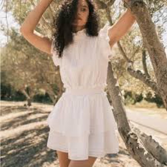 Cleobella Dresses & Skirts - NWT Cleobella Versailles Mini Dress- White- Small